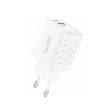 FONENG wall charger EU56 GaN PD 20W 1xUSB-C + 1xUSB QC3.0 White