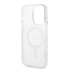 Zestaw Guess GUBPP14LHMEACSK Case+ Charger iPhone 14 Pro 6,1" czarny/black hard case Marble MagSafe