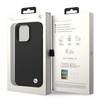 Etui BMW Silicone Metal Logo na iPhone 14 Pro Max - czarne