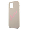 Guess GUHCP12LLSVSGP iPhone 12 Pro Max6,7" szaro różowy/grey pink hardcase Silicone Vintage