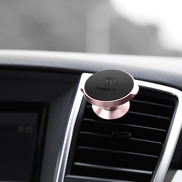 Baseus Small Ears Series SUER-A01 magnetic car air vent holder - black