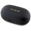 Guess słuchawki Bluetooth GUTWSPGTSPSK    TWS + stacja dokująca czarny/black Grained Classic Logo