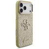 Etui Guess Fixed Glitter Big 4G Metal    Frame do iPhone 17 Pro Max złoty