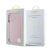 Guess GUHMP16MPGHSMMP iPhone 16 Plus6.7" różowy/pink hardcase Grained Ring MagSafe