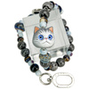 Zawieszka na torebkę handstrap Nimmy New Big Eye Cute Pets 2.0 szary