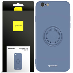 Spacecase Etui Silicone Ring iPhone 6/6s blue