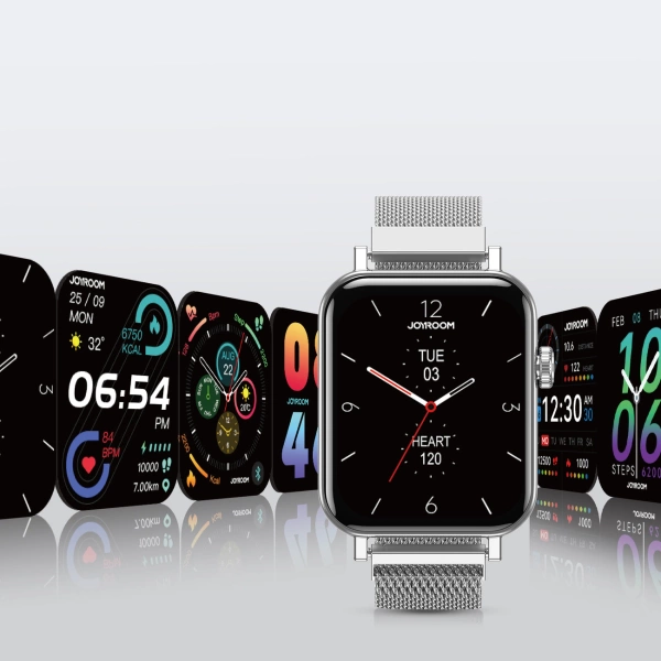 Joyroom Fit-Life JR-FT5 smartwatch with call answering function / IP68 protection - silver