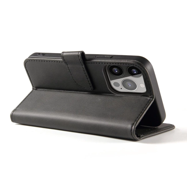 MAGNET CASE WITH FLAP AND WALLET FOR SAMSUNG M14 - BLACK