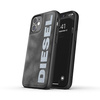 DIESEL MOULDED CASE BLEACHED DENIM IPHONE 12 MINI SZARY/BIAŁY