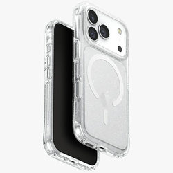 Etui UNIQ LifePro Xtreme do iPhone 17 Pro Magclick Charging przezroczysty/brokat