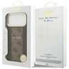 Etui Guess 4G Stripe MagSafe do iPhone   17 Pro Max brązowy