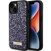 Guess GUHCP15SPFGSBSP iPhone 15 / 14 / 13 6.1" fioletowy/purple hardcase Rhinestone Metal Logo