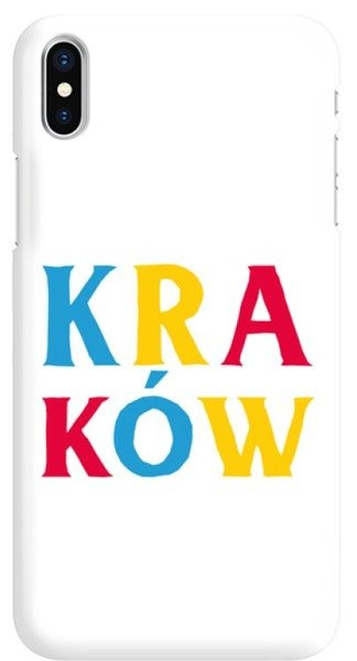 FUNNY CASE OVERPRINT CRACOW INSCRIPTION IPHONE X / IPHONE XS