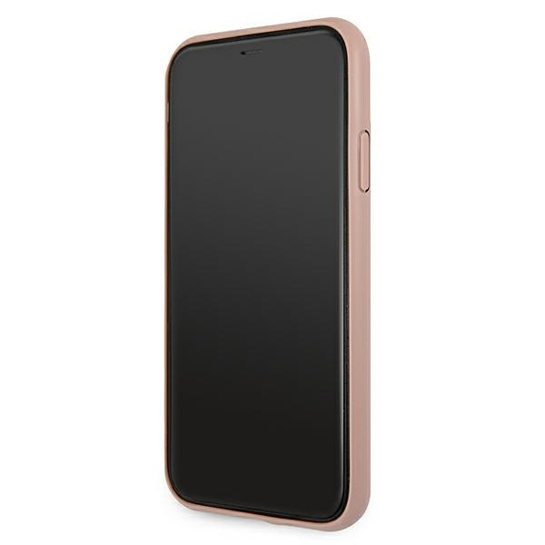 Guess GUHCN614GDPI iPhone 11 6,1"/ Xr różowy/pink hardcase 4G Stripe