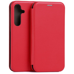 Etui Beline Book Magnetic do Samsung Galaxy S25 FE czerwony