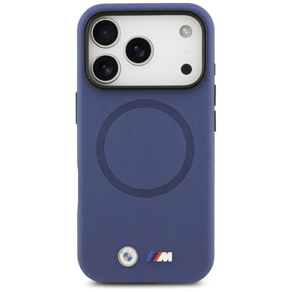 Etui BMW M FW Metal Logo MagSafe do      iPhone 17 Pro granatowy