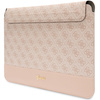 Guess Sleeve GUCS14PS4SGP 14" różowy/pink 4G Stripe Metal Logo