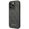 Guess GUHCP14XG4GFGR iPhone 14 Pro Max6,7" szary/grey hard case 4G Metal Gold Logo