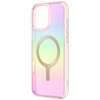 Etui UNIQ Iridescia do iPhone 16 Pro     Magclick Charging pink prism