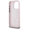 Etui Karl Lagerfeld Silicone Shadow       Metal Initial MagSafe do iPhone 15 Pro Max różowy
