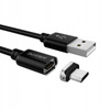 BOROFONE USB KABEL - BU1 3A MICRO USB MAGNETYCZNY 1.2M CZARNY