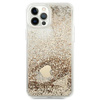 Guess GUOHCP12MGLHFLGO iPhone 12/12 Progold/złoty hardcase Glitter Charms