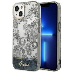 Guess GUHCP14MHGPLHG iPhone 14 Plus / 15 Plus 6.7" szary/grey hardcase Porcelain Collection