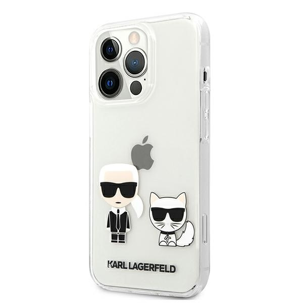 KARL LAGERFELD KLHCP13LCKTR IPHONE 13 PRO / 13 6,1" HARDCASE TRANSPARENT KARL & CHOUPETTE