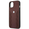 Etui BMW Leather Curve Perforate na iPhone 13 - czerwone