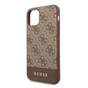 Guess GUHCN61G4GLBR iPhone 11 / Xr 6,1"brązowy/brown hard case 4G Stripe Collection
