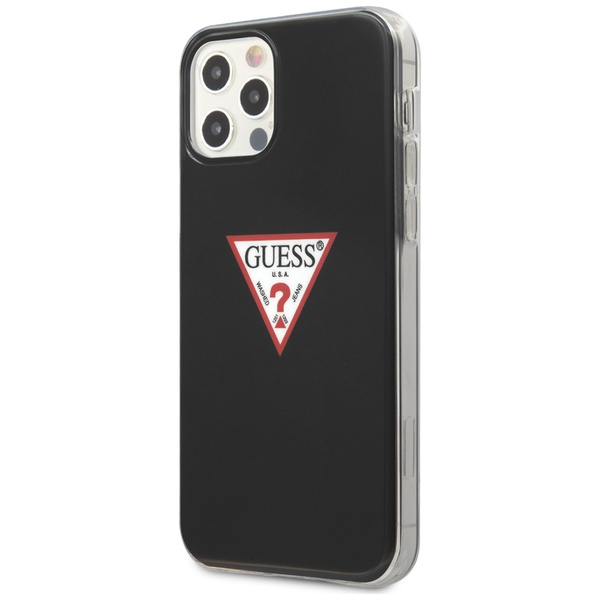 Guess GUHCP12MPCUCTLBK iPhone12/12 Pro 6,1" czarny/black hardcase Triangle Collection