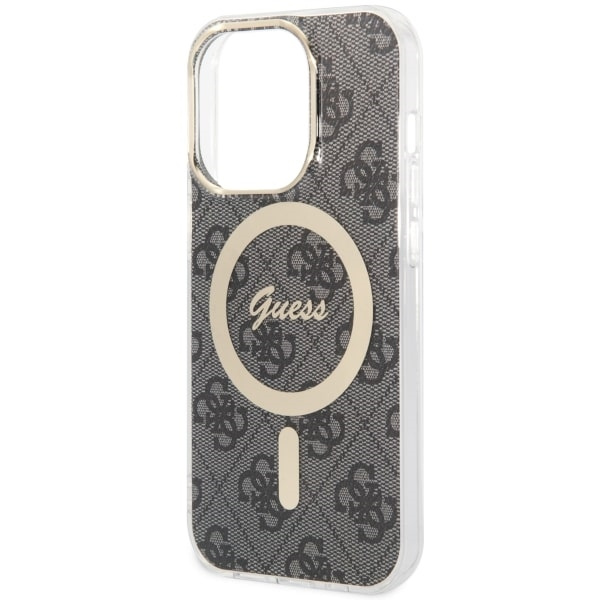 Guess GUHMP14LH4STK iPhone 14 Pro 6.1"czarny/black hardcase 4G MagSafe