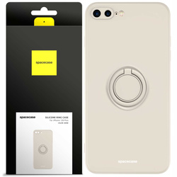 Spacecase Etui Silicone Ring iPhone 7/8 Plus bone