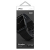 Pasek UNIQ Straden Leather Hybrid Strap na Apple Watch 1/2/3/4/5/6/7/8/SE/SE2/Ultra 42/44/45/49mm - czarny