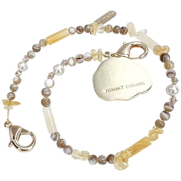 Zawieszka na torebkę handstrap Nimmy     Magnetic fashion brązowy