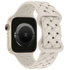 Beline pasek Apple Watch Silicone Woven 42/44/45/49mm beżowy /starlight box