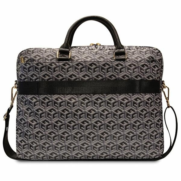 Guess Torba GUCB15HGCFSEK 16"czarny/black GCube Stripes