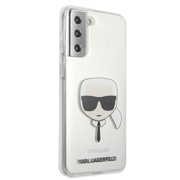 KARL LAGERFELD KLHCS21SKTR S21 G991 HARDCASE TRANSPARENT KARL`S HEAD