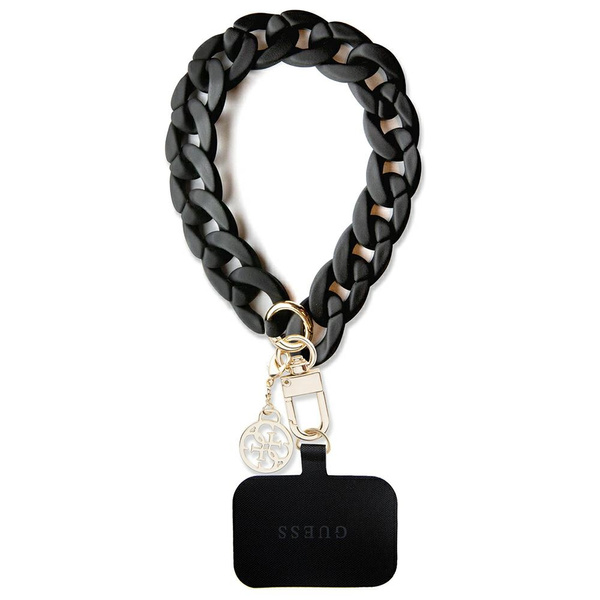 Guess GUOUCBMC4MK Universal Big HandStrap czarny/black Acrylic 4G Charm