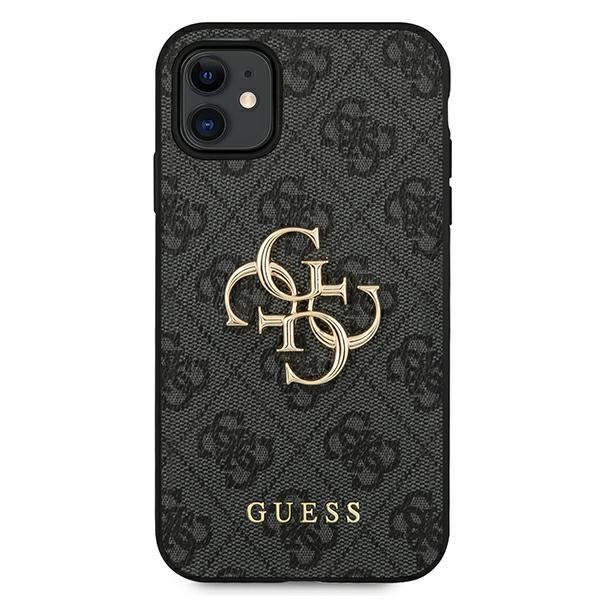 Guess GUHCN614GMGGR iPhone 11 6,1"/ Xr szary/grey hardcase 4G Big Metal Logo