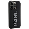 KARL LAGERFELD KLHCP15L3DMBKCK IPHONE 15 PRO 6.1 "BLACK/BLACK HARDCASE 3D RUBBER GLITTER LOGO