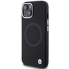 Etui BMW Signature Liquid Silicone MagSafe na iPhone 15 - czarne