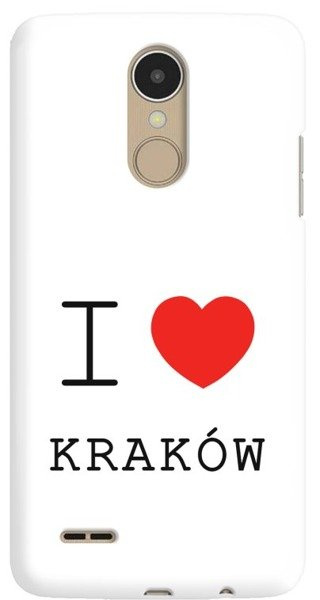 FUNNY CASE ETUI NADRUK I LOVE KRAKÓW LG K8 2018 / K9