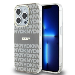 DKNY DKHMP15LHRHSEE iPhone 15 Pro6.1" beżowy/beige hardcase IML Mono & Stripe MagSafe