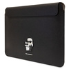 Karl Lagerfeld Saffiano Karl&amp;Choupette case for a 14" laptop - black