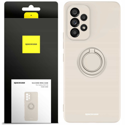Spacecase Etui Silicone Ring Galaxy A53 5G bone