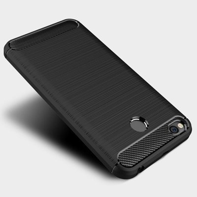 CASE CARBON LUX BLACK XIAOMI REDMI 6A