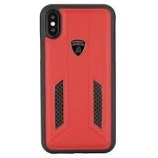 LAMBORGHINI LEATHER CASE IPHONE X / IPHONE XS RED LB-TPUPCIPX HU / D6-RD