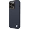 Etui BMW Silicone Metal Logo na iPhone 14 Pro - granatowe
