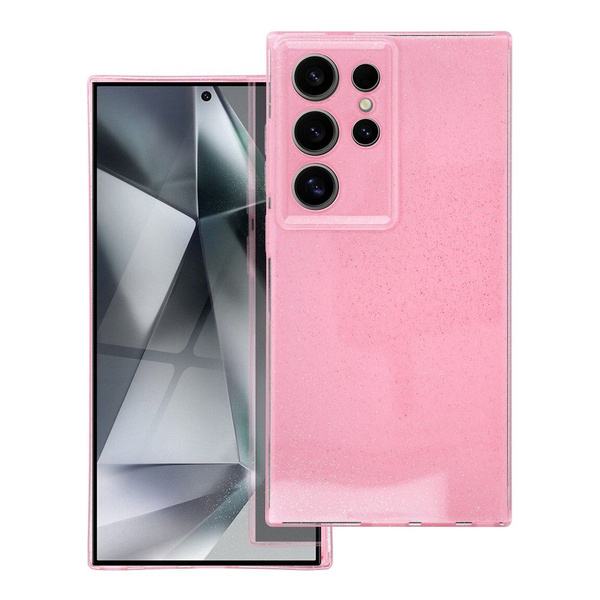 Futerał CLEAR CASE 2 mm BLINK do SAMSUNG S24 Ultra różowy